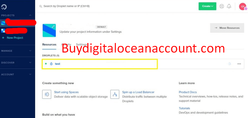 Buy Digitalocean Accounts
