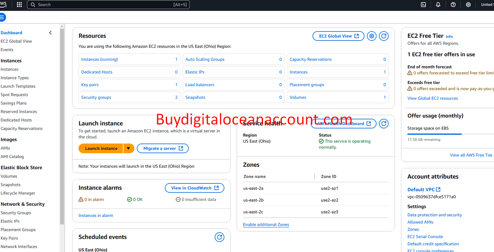 Buy AWS Account 