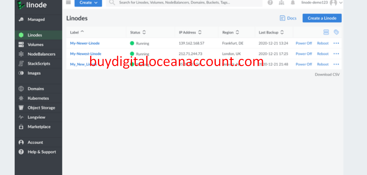 Linode Account Buy