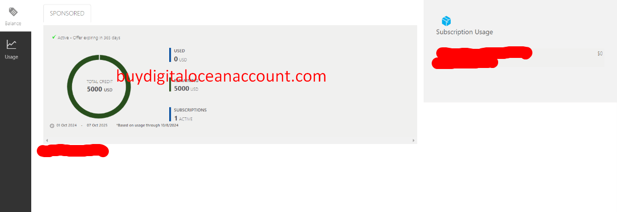 buy azure credit accounts